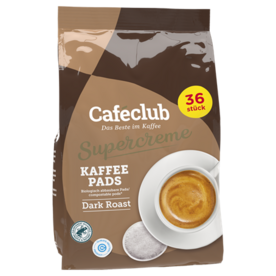 Cafeclub Dark Roast pads 36 stuks